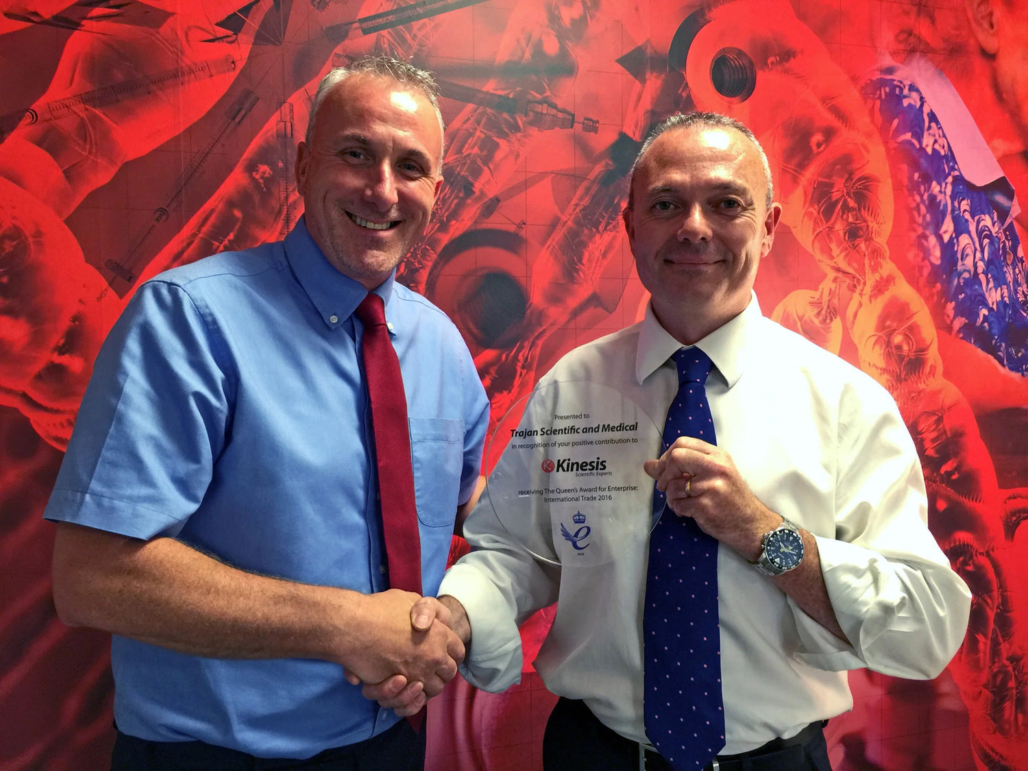 Trajan congratulates Kinesis on Queen's Award for Enterprise in International Trade