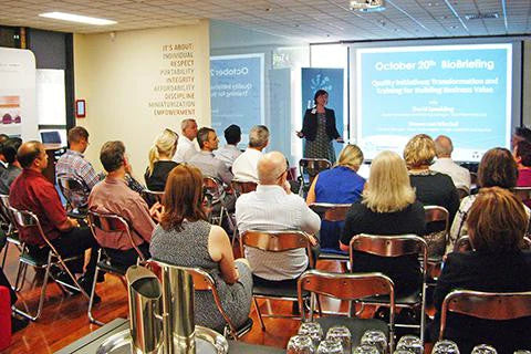 Bio-Briefing - Quality initiatives: Transformation and Training for Building Business Value