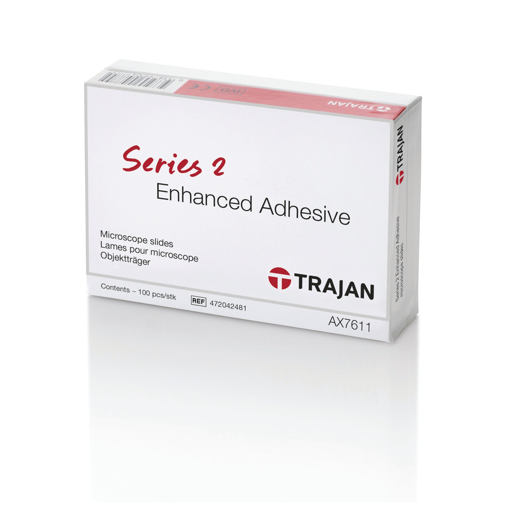 Series 2 Enhanced Adhesive Microscope Slides