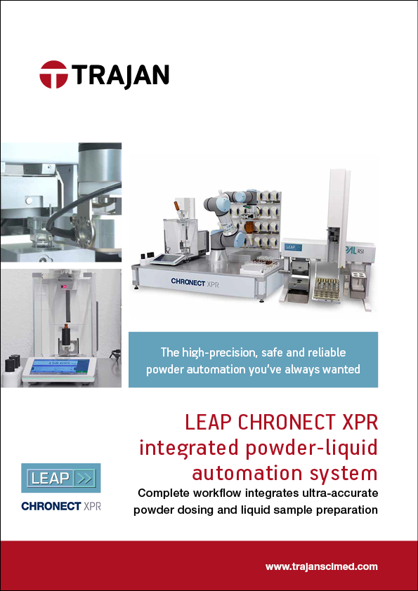 Brochure - LEAP CHRONECT Quantos integrated powder-liquid automation system