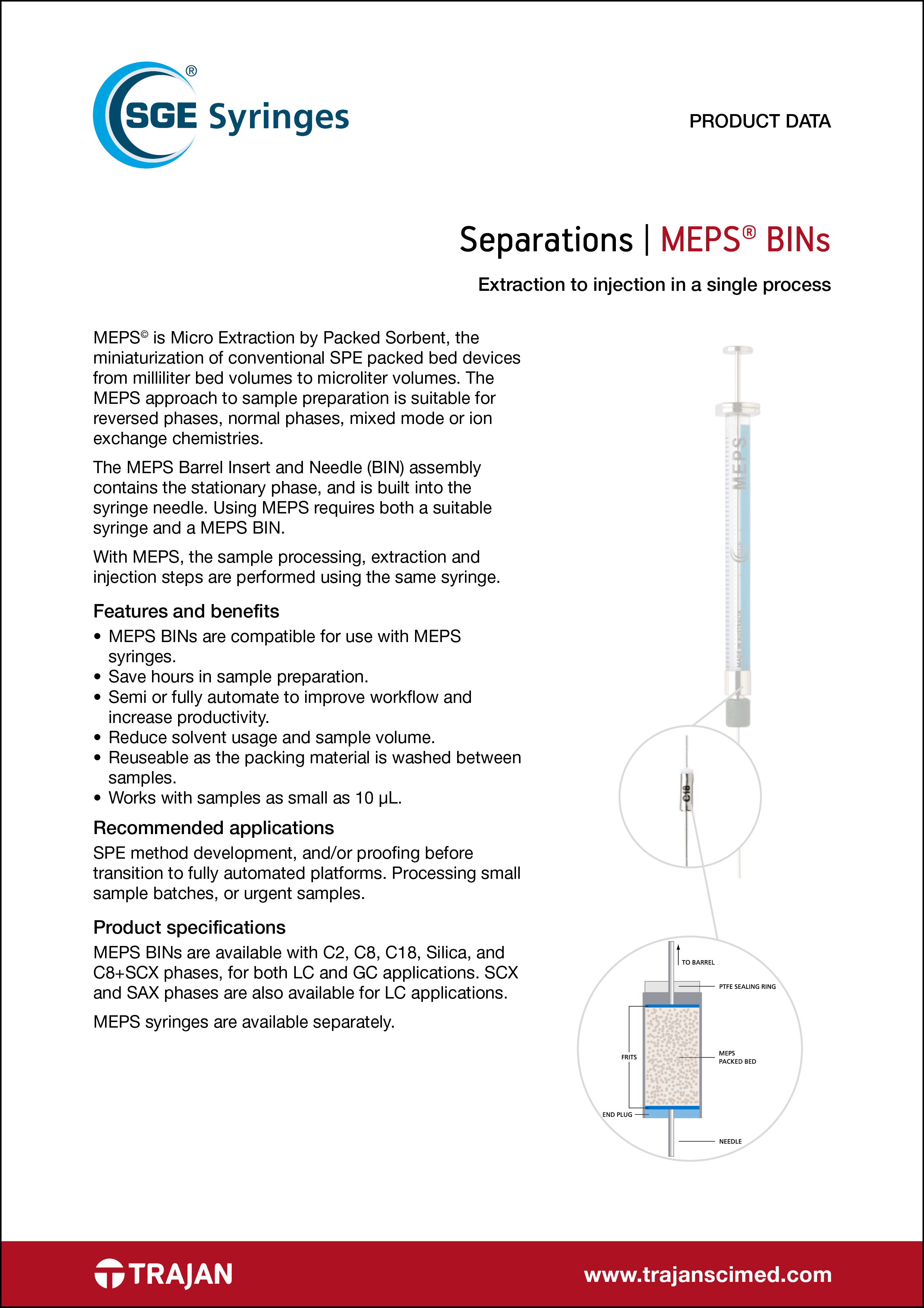 Product Data Sheet - MEPS® BINs