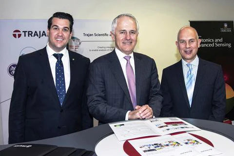 Trajan welcomes Australian Prime Minister to showcase its ‘disruptive innovation’ with academia and start-ups
