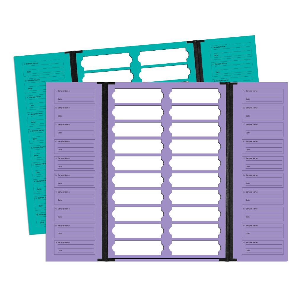 Microscope Slide Storage Folders