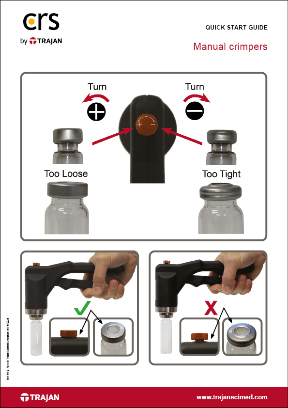 Quick start guide - Manual Crimpers