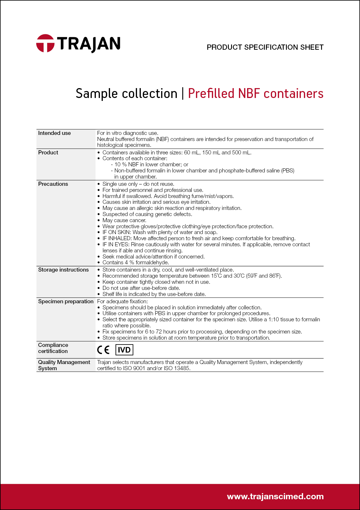 Product Specification Sheets Tagged