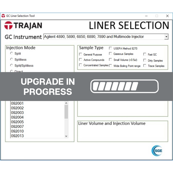 Liner selection tool