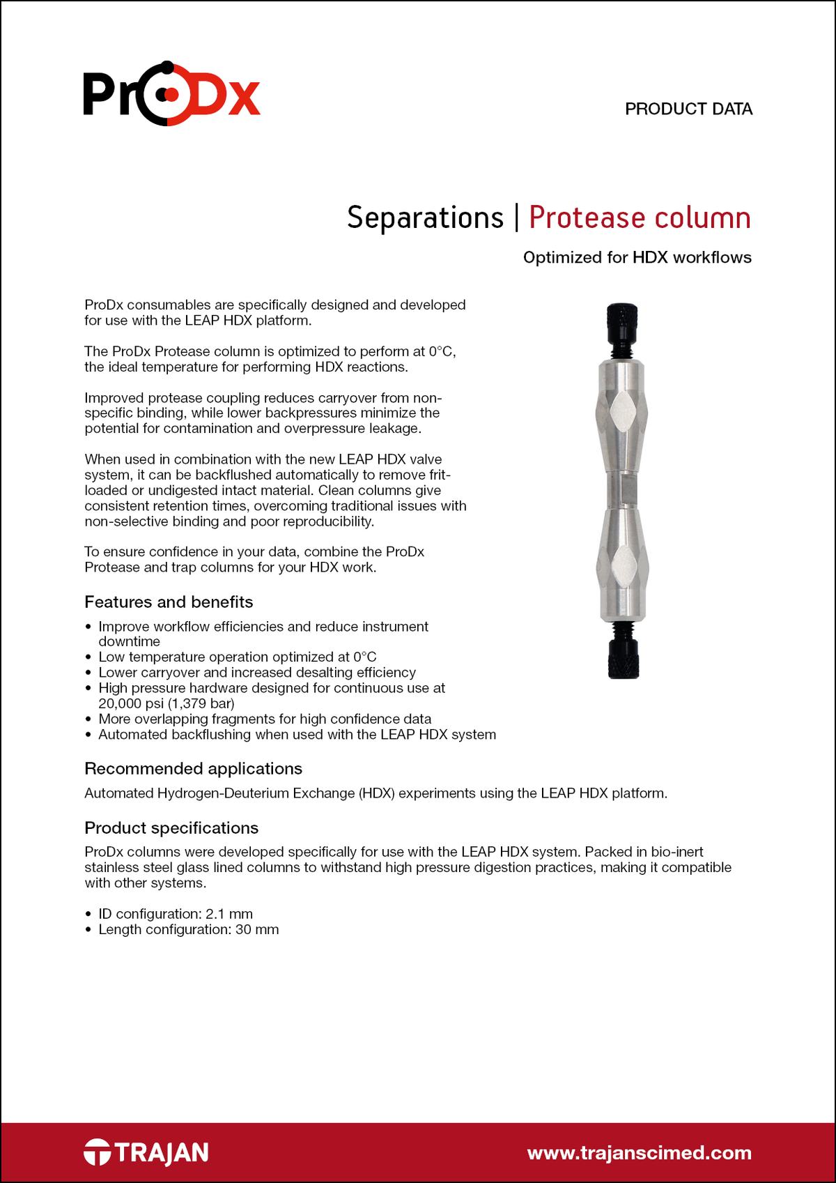 ProDx Protease columns