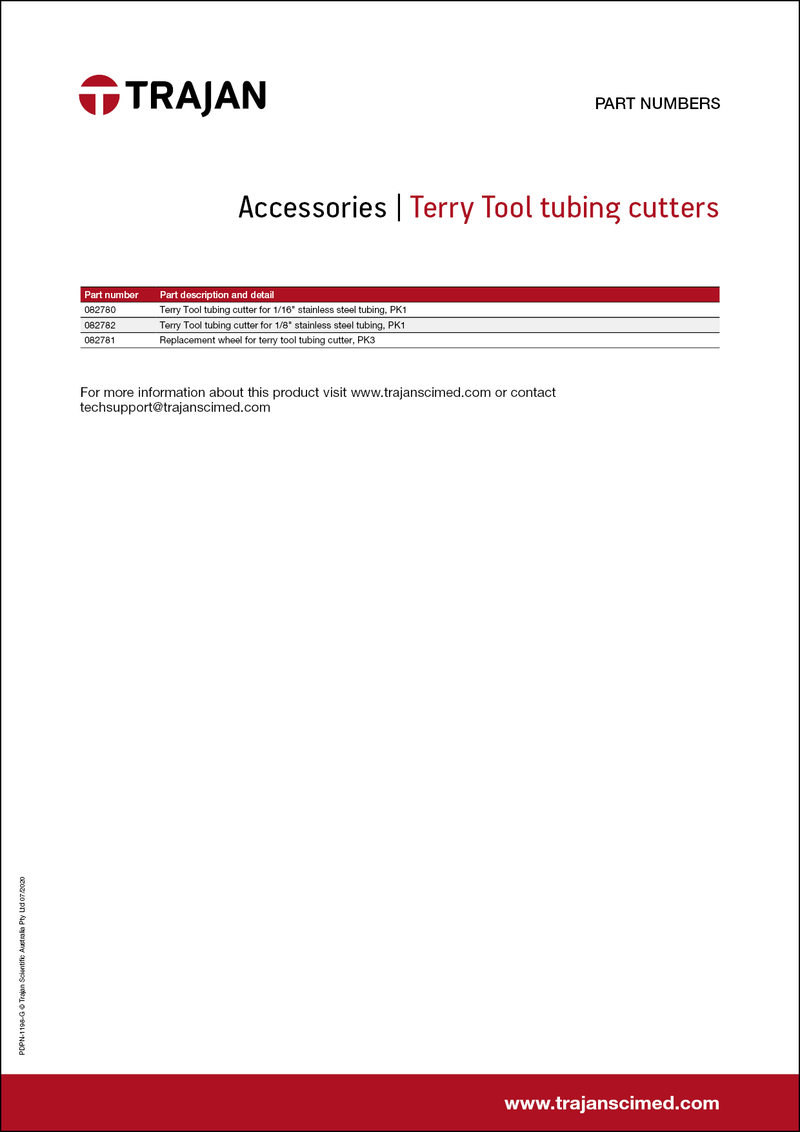 Terry Tool tubing cutters